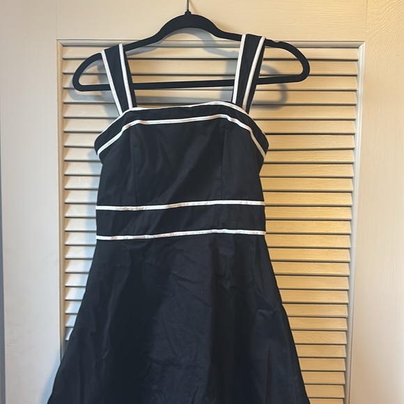 White House black market black and white contrast dress - Picture 2 of 5